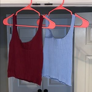 Thin Sweater Crop Top